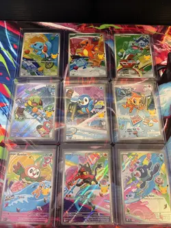 Pokemon First Partner Illustration Series 1 Promo 30th Anniversary Complete SET - Image 1