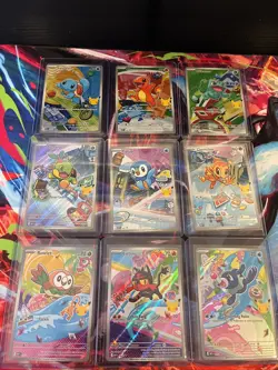 Pokemon First Partner Illustration Series 1 Promo 30th Anniversary Complete SET - Image 2
