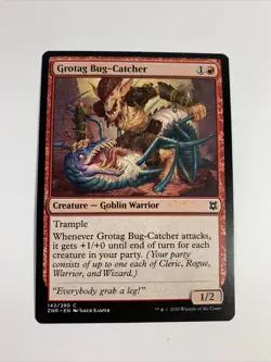 MTG Zendikar Rising Grotag Bug-Catcher 142/280 Magic the Gathering - Image 1