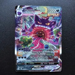 Pokemon 2021 Fusion Strike Gengar VMAX 271/264 Full Art Holo Secret Rare - Image 1