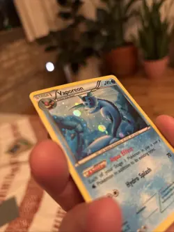 Pokemon TCG Vaporeon 22/98 XY Ancient Origins Promo Cosmos Holo - Image 3