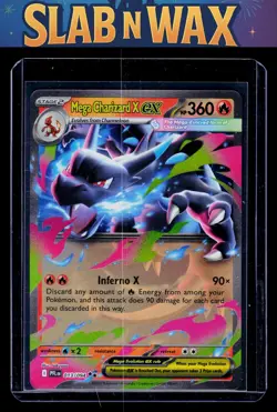 Pokemon tcg ME02: Phantasmal Flames Mega Charizard X ex #013/094 - Image 1