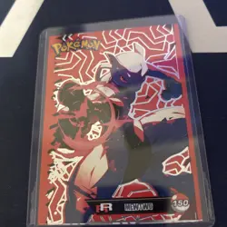 Pokemon Topps Team Rocket Set Mewtwo 7 Silver Foil - Image 1