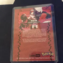 Pokemon Topps Team Rocket Set Mewtwo 7 Silver Foil - Image 2