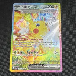 Pokemon TCG Scarlet & Violet Surging Sparks Pikachu ex 238/191 - Image 1