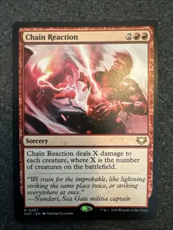 Magic the Gathering Chain Reaction Aetherdrift Commander MTG Free Shipping - Image 1