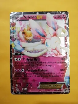 Sylveon EX RC21/RC32 Holo Rare EX Generations Pokemon Played - Image 1
