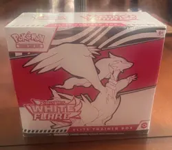 Pokemon TCG White Flare ETB Elite Trainer Box Sealed Scarlet Violet NEW/SEALED - Image 1