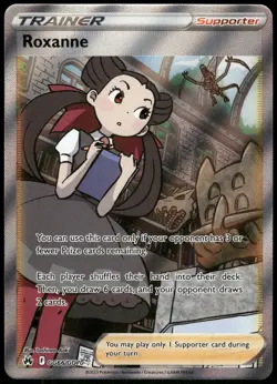 Pokemon Roxanne Ultra Rare Crown Zenith: Galarian Gallery GG66/GG70 NM Holo - Image 1
