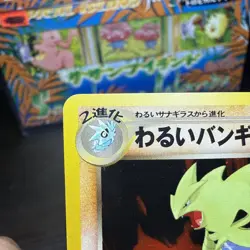 🌀SWIRL 🌀Dark Tyranitar No. 248 Japanese Neo Destiny Japanese Holo Pokemon LP - Image 3