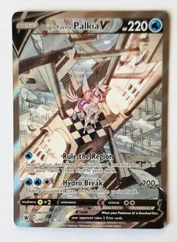 Origin Forme Palkia V 167/189 Alternate Full Art Astral Radiance Pokemon TCG NM - Image 2