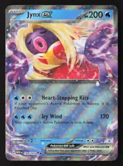 Jynx ex Double Rare Holofoil MEW 124/165 NM Pokemon TCG - Image 1