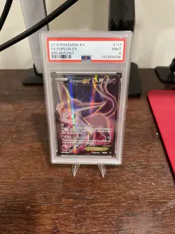 Pokemon Espeon EX Full Art Ultra Rare Holo Breakpoint 117 PSA 9 2016 - Image 1