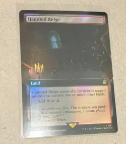 MTG Haunted Ridge R 0502 Extended Art Foil NM - Doctor Who - Image 1
