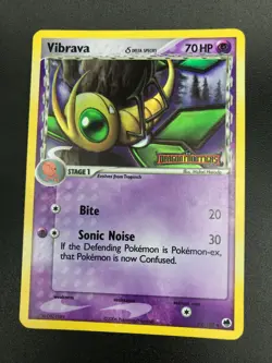 Vibrava Delta Species 42/101 Reverse Holo Pokemon EX Dragon Frontiers NM 2006 - Image 1