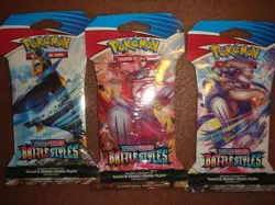 Pokemon: BATTLESTYLES BOOSTER PACK RANDOM LOT OF 3- Brand New & Factory Sealed! - Image 1
