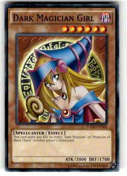 Dark Magician Girl (A) YGLD-ENA04 King of Games: Yugi's Legendary Decks Unl NM - Image 1