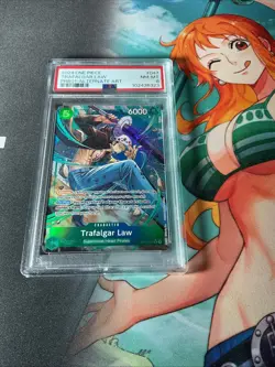 2024 ONE PIECE Trafalgar Law PRB01 The Best Alternate Art #OP01-047 PSA 8 - Image 1