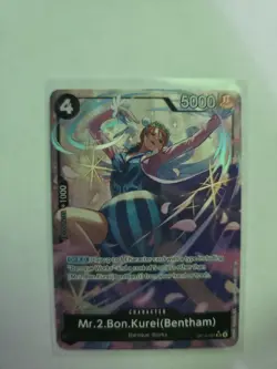 One Piece Mr.2.Bon.Kurei(Bentham) OP14-091 Alt Art (SR) NM.. - Image 1