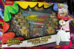 Pokemon Ascended Heroes Premium Poster Collection Mega Gardevoir Sealed/New - Image 1