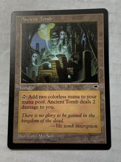 Ancient Tomb - Tempest - MTG - Magic the Gathering - MP - Image 1