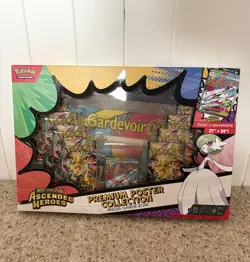 Pokemon Ascended Heroes Premium Poster Collection Mega Gardevoir EX - SEALED - Image 1