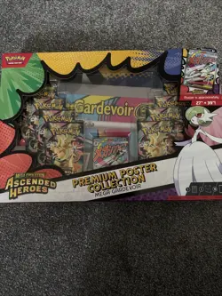 Pokemon Ascended Heroes Premium Poster Collection Mega Gardevoir EX SEALED✅ - Image 1