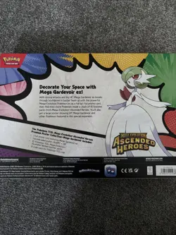 Pokemon Ascended Heroes Premium Poster Collection Mega Gardevoir EX SEALED✅ - Image 2