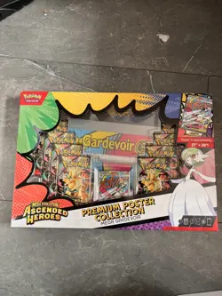 Pokemon Ascended Heroes Sealed Premium Poster Collection Mega Gardevoir - Image 1