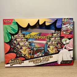 Pokemon TCG: Ascended Heroes Premium Poster Collection - Mega Gardevoir ✅ Sealed - Image 1