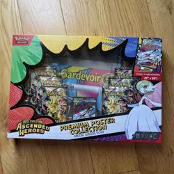 Pokemon TCG Ascended Heroes Premium Poster Collection Mega Gardevoir – Sealed - Image 1