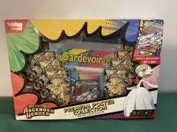 Pokemon TCG Ascended Heroes Mega Gardevoir Ex Premium Poster Collection Sealed - Image 1