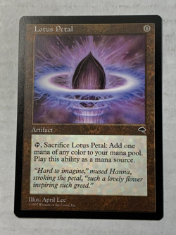 MTG Lotus Petal Tempest Regular LP Magic the Gathering - Image 1