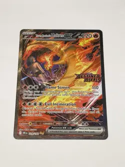 Team Rocket's Moltres ex 229/182 - Destined Rivals Stamped Promo - Rocket UPC NM - Image 1