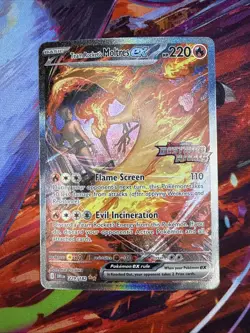 Team Rocket's Moltres ex (Destined Rivals Stamp) 229/182 Promo NM - Image 1