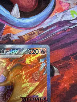 Team Rocket's Moltres ex (Destined Rivals Stamp) 229/182 Promo NM - Image 3