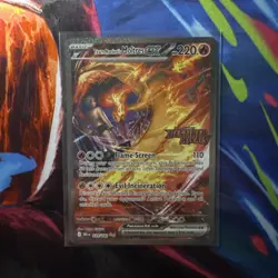 Team Rocket's Moltres ex (Destined Rivals Stamp) 229/182 Promo NM - Image 1
