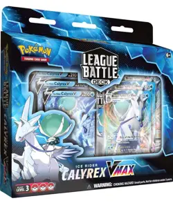 Pokemon Cards: Ice Rider Calyrex VMAX League Battle Deck - Image 1