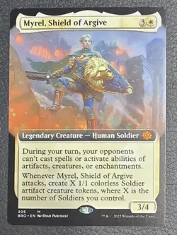 Myrel, Shield of Argive (Extended Art) The Brothers' War Regular MTG Magic Card - Image 1