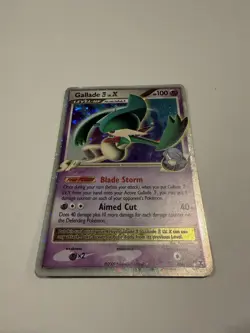 Pokemon Gallade E4 LV.X Rising Rivals 106/111 Holo Rare 100 HP Card - Image 1