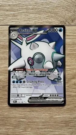 Pokemon Cetitan EX 210/182 - SV10: Destined Rivals Ultra Rare Holo Card NM - Image 1