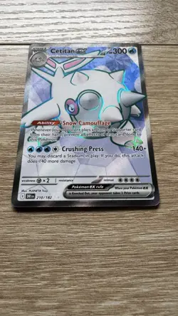 Pokemon Cetitan EX 210/182 - SV10: Destined Rivals Ultra Rare Holo Card NM - Image 2