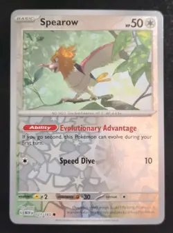 Spearow Reverse Holo NM 021/165 Scarlet & Violet 151 Pokemon Card - Image 1