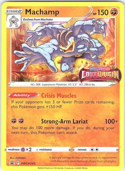 Machamp - SWSH243 (Prerelease) Promo SWSH: Sword & Shield Promo Cards - Image 1