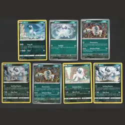 Absol Pokemon Card Collection Set of 7 English Cards Holo Rare NM Reverse Holo - Image 1
