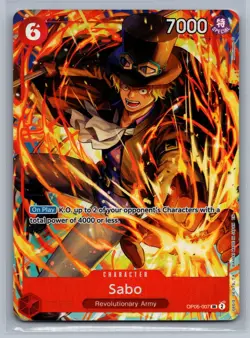 Sabo (Illustration Box Vol.5) SR One Piece Promotion Cards OP05-007 NM - Image 1