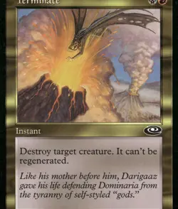 Terminate 128 Common Planeshift Magic: The Gathering Near Mint - Image 1