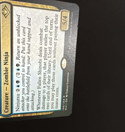 MTG Fallen Shinobi Normal R Modern Horizons 199 LP - Image 3
