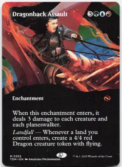 Dragonback Assault (Borderless) *Regular* TDM 355 NM - Image 1
