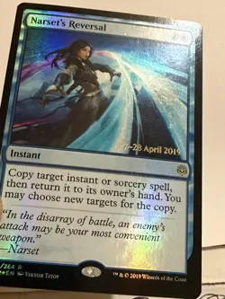 Narset's Reversal War of the Spark MTG Magic the gathering foil prerelease promo - Image 4